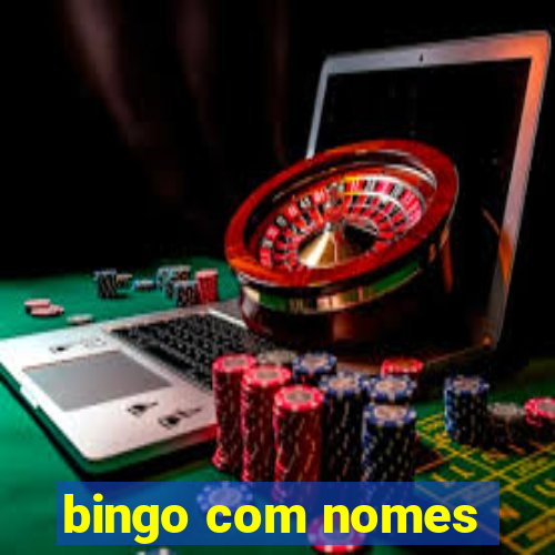 bingo com nomes